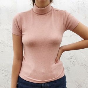 Short sleeve turtle neck
